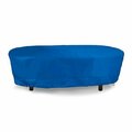 Eevelle Meridian Oval Table Set Cover, Royal Blue, 80 in L x 25.5 in W x 56 in H MDTBLOVL_80L_56W_25H-RYL